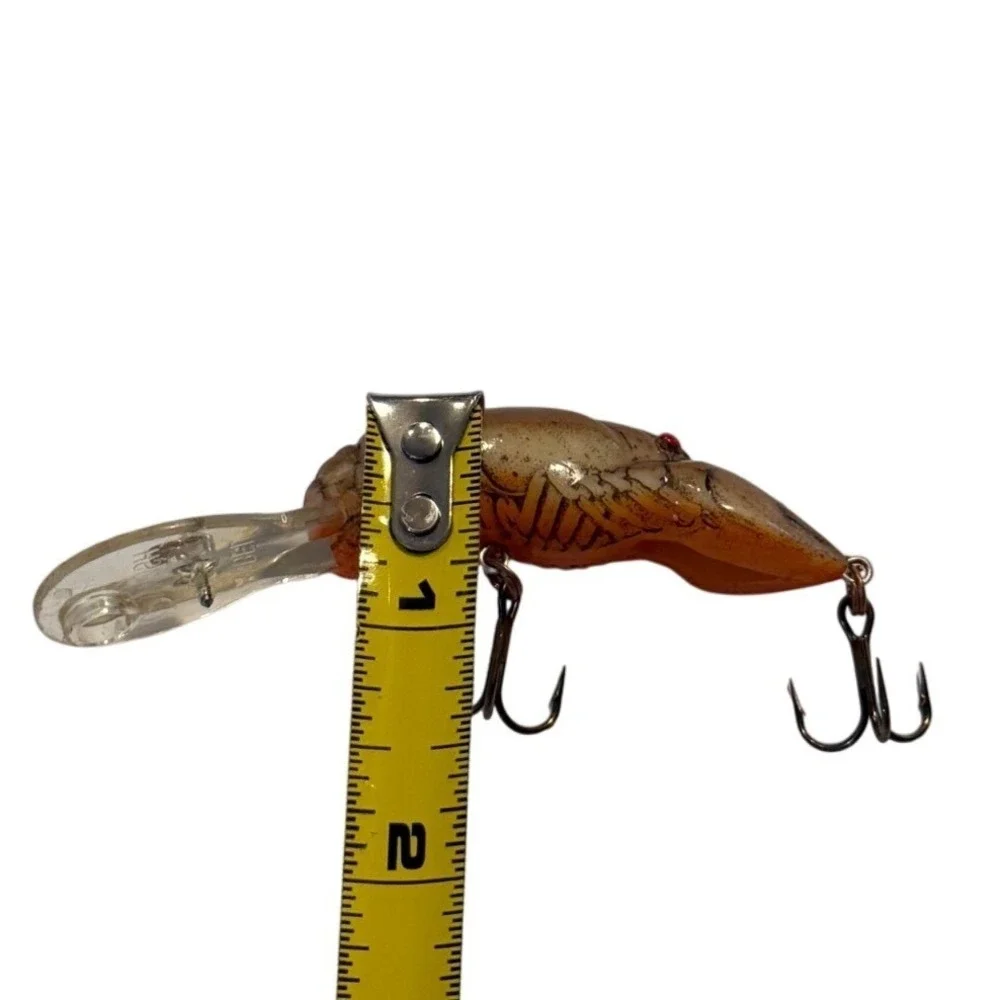 Rebel Wee-Crawfish Deep Diving Crankbait Orange Brown Fishing Lure 2 Inch